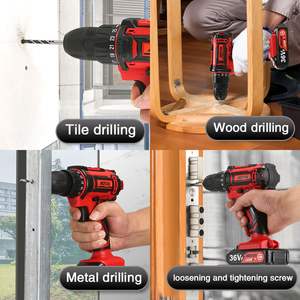 ไขควงไฟฟ้าไร้สาย36โวลต์พร้อมแบตเตอรี่ลิเธียมไอออน2สปีดไขควงชาร์จได้หลายฟังก์ชั่น - Product Image 4