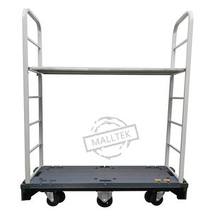 Zware Merchandiser 6 Wielen Japanse Logistieke <span class=keywords><strong>Trolley</strong></span> Supermarkt Transport Magazijn <span class=keywords><strong>Trolley</strong></span> - Product Image 5