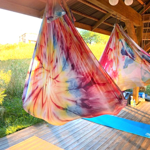 Hamac de yoga <span class=keywords><strong>aérien</strong></span> de qualité supérieure Yiwu 2025, 5m, tissu ombré pour balançoire de yoga <span class=keywords><strong>aérien</strong></span> - Product Image 1