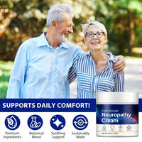 Crème naturelle antidouleur pour neuropathie, marque privée, soin corporel, crème pour neuropathie des pieds, mains, muscles et articulations pour hommes et femmes