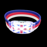Bracelet LED Drapeau National Coupe de Football 2026 – Bracelet Lumineux Drapeau de Pays pour Événements Sportifs, Fêtes et Souvenirs