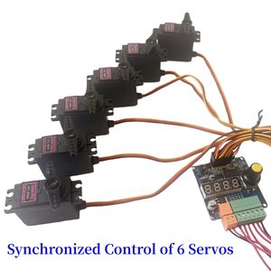 Controlador de Servomotores RC de 6 Canales con PWM Ajustable, Modos de 90, 180 y 270 Grados para Juguetes de Control Remoto - Product Image 4