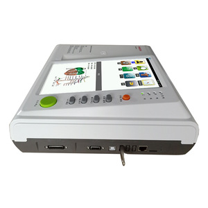 Hongbang HB1012 Portable 12-Lead ECG Machine Full-Screen Touch Automatic Analysis Built-In Battery CE Certified - Product Image 1