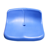Chaise de stade en HDPE creux, sièges en plastique intégrés pour une utilisation en intérieur et en extérieur