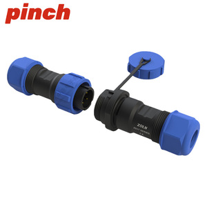 ขั้วต่อการบินกันน้ำสำหรับผู้หญิง10A 600V ใช้ในอุตสาหกรรมพร้อมน็อตด้านหลัง - Product Image 3