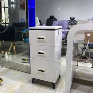 ตู้เก็บของติดผนังร้านทำผมขายส่ง เฟอร์นิเจอร์ร้านเสริมสวย ตู้เก็บอุปกรณ์ร้านตัดผม - Product Image 4