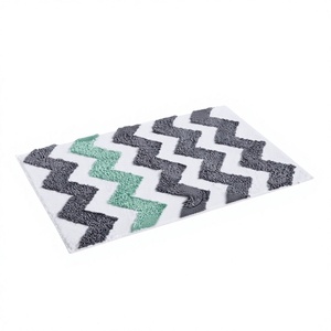 New Design Floral Eco-Friendly American Style Cotton Bath <b>Mat</b> Beautiful Tufted Softest Machine Made Direct Factory Wholesale - Product Image 1