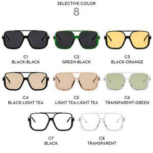 Gafas de Sol de Piloto con Logotipo Personalizado, Diseño Vintage 2025, Doble Puente, Protección UV400, Montura Grande de PC, para Hombre y Mujer - Product Image 6