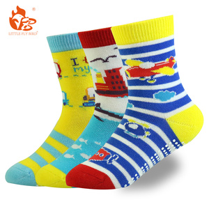 Piccola mosca uccello di alta qualità nuovo stile personalizzato logo calzini di cotone ragazzi e ragazze calzini per bambini primavera e autunno calzini per bambini - Product Image 5