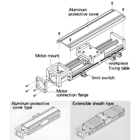 Módulo Lineal KK4050/60/86/100, Plataforma Deslizante para Automatización, Módulo Lineal para Robot de un Solo Eje, Tornillo de Bolas de Alta Precisión