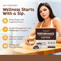 Rosebest – Vente en gros usine Chine – Marque privée – Complément alimentaire fonctionnel en poudre de café aux champignons nootropiques pour capsules K-Cup