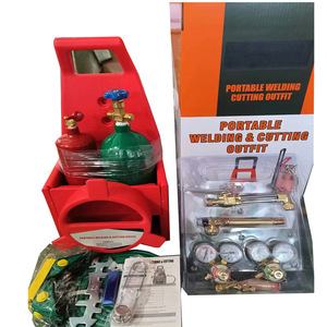 Kit de Soldadura y Corte Estilo Americano WQ 01, Cilindro de Oxígeno y Acetileno con Regulador, Manguera y Antorcha para Uso Industrial - Product Image 4