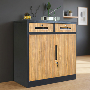 Multi <b>Drawer</b> Movable <b>File</b> Data Storage Cabinet Single Door Bedside Table Household Office Equipment Small Iron Cabinet - Product Image 3