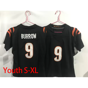 युवा बच्चे 9 जो बोरो 1 लाख का पीछा करते हैं 5 टी हिगिगिंस थोक गुणवत्ता ने हमें अमेरिकी फुटबॉल जर्सी - Product Image 5