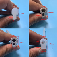 Bandes d'étanchéité en caoutchouc silicone blanc, résistantes aux hautes températures, plusieurs tailles, service de découpe sur mesure disponible, en stock