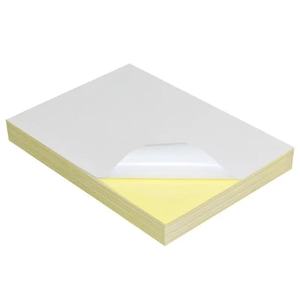 Papel Adhesivo Térmico Impermeable de 70 g/m², Vinilo Glassine Amarillo, Autoadhesivo, Cuadrado, para Etiquetas - Product Image 2