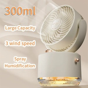 Mini ventilateur électrique de pulvérisation USB Rechargeable maison chambre bureau Portable <span class=keywords><strong>sans</strong></span> <span class=keywords><strong>fil</strong></span> plafond Camping refroidisseur d'air circulateur conditionneur - Product Image 2