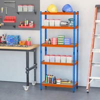 Étagère utilitaire en métal réglable, étagères en forme de gourde, étagère de rangement, étagères d'entrepôt pour garage, maison