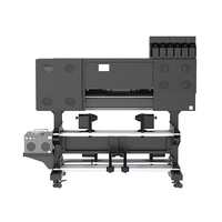 Impresora de Etiquetas UV DTF de 24 Pulgadas, Cabezal I3200, Máquina de Impresión de Etiquetas UV en Rollo Todo en Uno con Pantalla Táctil, Windows 10, Semi-Automática