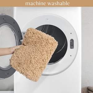 יבש מחצלת מחצלות מיקרופייבר דלת יוקרה מחצלות אמבטיה שטיח אמבטיה שאגי באיכות גבוהה סופג שטיח אמבטיה - Product Image 5