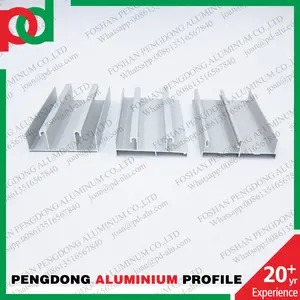 Perfiles De Aluminio De Linea 20 Para Ventana Y Puerta Riel Inferior