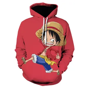 2022 Custom Anime One Piece Hoodies Men 3D Print Hoodies Long Sleeve Sweatshirt
