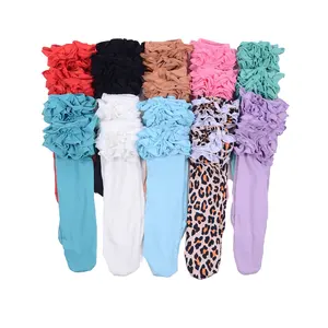 Wholesale and Custom 0-16 Year Old Multi color Newborn Baby Socks Kids Baby Girls Knee Heigh Stockings girls boot socks