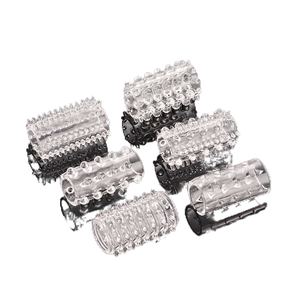 Anillo fino de bloqueo de interés sexual, 6 piezas pequeñas de anillo de bloque de partículas, condón masculino, parejas, productos sexuales para relaciones sexuales - Product Image 1