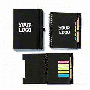 Wholesale <b>Note</b> <b>Book</b> Gift Pu Leather Business School A6 Journal Notebook Lined With Logo Custom Promotional Gifts - Product Image 1