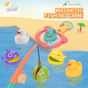 JOYSUN Jouets <span class=keywords><strong>de</strong></span> <span class=keywords><strong>bain</strong></span> pour bébé, filet <span class=keywords><strong>de</strong></span> pêche, animaux, canards, jeu <span class=keywords><strong>de</strong></span> pêche pour enfants - Product Image 2
