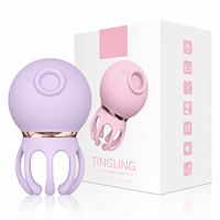 Vibrateur Clitoridien Octopus en Gros, 9 Modes de Vibration, 5 Modes de Succion, Étanche IPX7, Rechargeable USB Magnétique, Jouet Adulte