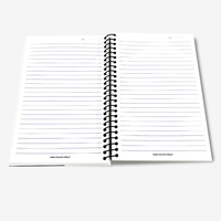 Vente en gros de reliure à spirale personnalisée A4 A5 B5, agenda quotidien laitier, carnet de notes à spirale avec logo