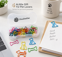 Ensemble de clips en forme d'os pour chien et chat avec boîte personnalisée pour les distributeurs promotionnels