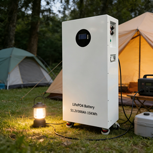 15.36KWh 51.2V 100Ah Floor Standing LiFePO4 <b>Battery</b> Module 6000 Cycles for Large Solar System <b>Backup</b> Power - Product Image 2