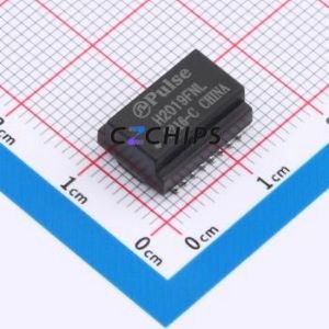 Transformateur LAN H2019FNL SMD-16P, inducteur 12,7x9,1mm 1CT:1CT/1CT:1CT 350uH - Product Image 1