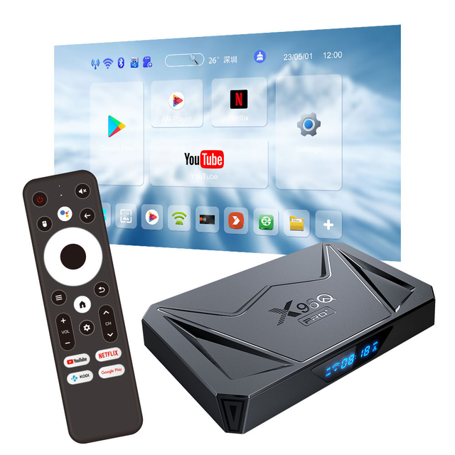 2026 Hot-Selling 4K Android TV Box HD Set-Top Box Allwinner H728 X96Q PRO 2+8GB Dual Wifi Smart Android 14 X96Q PRO TV Box
