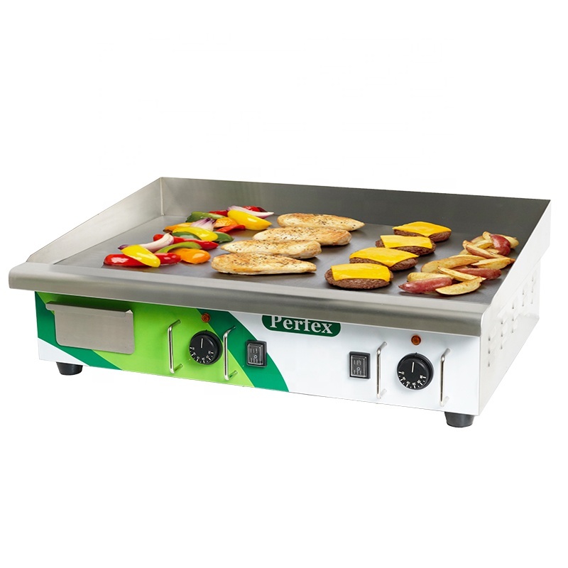 EG-818業務用テーブルトップ電気パンケーキ鉄板焼きグリドルグリル 
