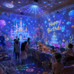 Projecteur interactif pour les jeux d'anniversaire des enfants, les défis sportifs, les activités murales et les divertissements en intérieur - Product Image 2