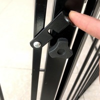 Valla de Privacidad WPC Directo de Fábrica, Paneles de Valla para Jardín Exterior, Marco de Metal Galvanizado, Valla Modular para Patio y Balcón
