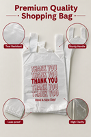 Sacs de transport pour t-shirts en PEHD de qualité alimentaire, imprimés sur mesure, avec poignées découpées, logo personnalisé, emballage pour supermarché, conditionnés en carton