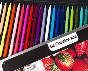 24 Veelzijdige Acs Kleurpotloden Set Houtloze Kunst Tool Voor Creatieve Expressie Voor Kunstenaars En Hobbyisten - Product Image 3