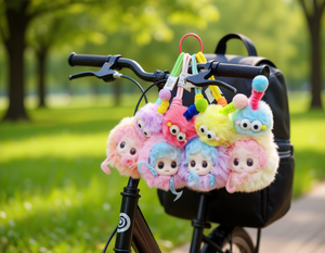 พวงกุญแจตุ๊กตาขนนุ่มน่ารัก ขนาด 10 ซม. รูปการ์ตูน 3 มิติ ของเล่นตุ๊กตาขนนุ่มสำหรับเด็ก ของขวัญตกแต่ง - Product Image 2