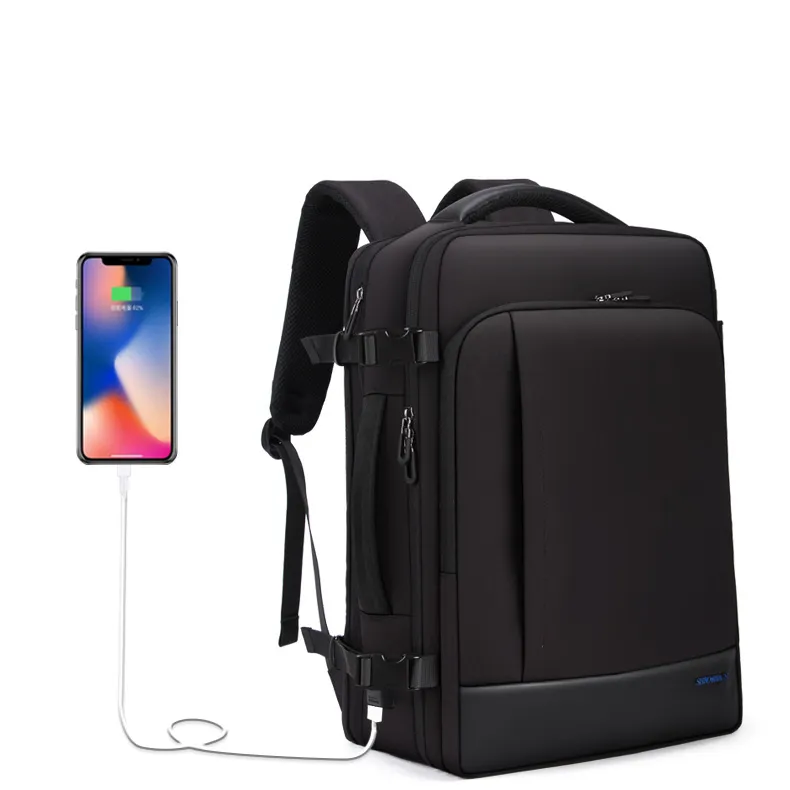 Inteligente multifuncional Mochila Para Viajar Bagpack Mochilas Laptop Saco Mochila de Viagem Dos Homens de Negócios Com Porta de Carregamento USB