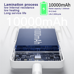 Batería Externa Magnética de Estado Sólido de 10,000 mAh con Cable Integrado y Soporte, Carga Rápida PD de 20W, Salidas Inalámbricas y Tipo-C - Product Image 5