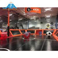 Drop Stitch Parkour Trampoline Park Air Track Floor Tumble Gonflable Air Track Basketball Court