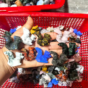 35mm Crystal Craft Animals Natur Mix Cuarzo Tallado <span class=keywords><strong>Cristal</strong></span> Surtido Color Tallado Ardilla para regalo - Product Image 2