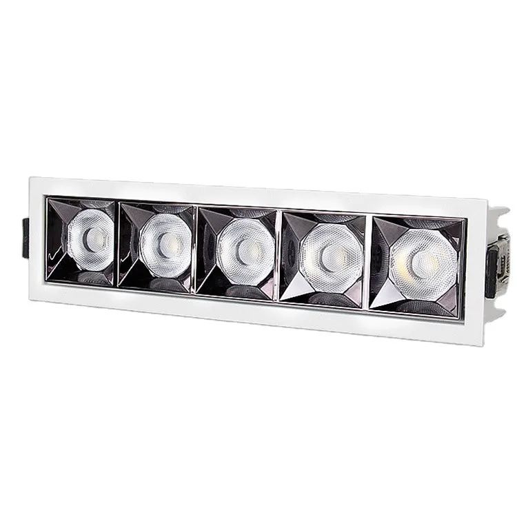 Led Plafond Lamp Spotlight Lineaire Licht Woonkamer Zonder Belangrijkste Licht Ingebed Grille Licht