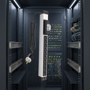 อุปกรณ์จ่ายไฟฟ้าแบบ PDU รุ่น AMP-038 สำหรับใช้งานในอุตสาหกรรม ขนาดกะทัดรัด 10 ช่องเสียบ 16A 250VAC สำหรับพื้นที่ทำงานที่เป็นระเบียบ - Product Image 3