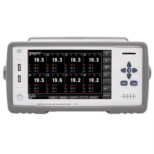 AT4708 Multi-Channel TFT-LCD Temperature Meter With 0.2% Resolution ABS Material Industrial <b>Thermometer</b> AT4708 High - Product Image 1
