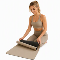 Tapis de yoga en caoutchouc naturel PU, antidérapant, tapis de fitness de luxe, 5 mm, tapis de sport haut de gamme pour studios de yoga, longueur 183 cm, 3000 g